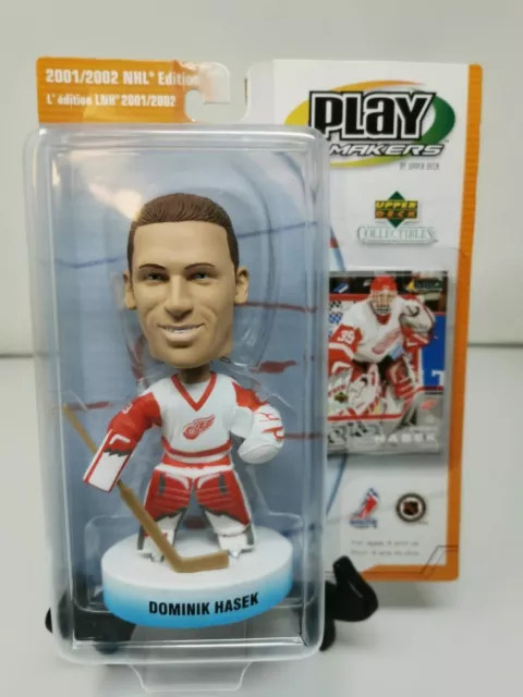 Vintage Dominik Hasek Play Makers Upper Deck Bobble Head w/Card Vintage Dominik Hasek Play Makers Upper Deck Bobble Head w/Card