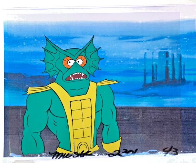 💪 He-Man MOTU Animation Production Cel Mer-Man