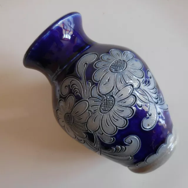 Vase poterie grès barbotine Alsace REMMY FILS BETSCHDORF art nouveau France N6