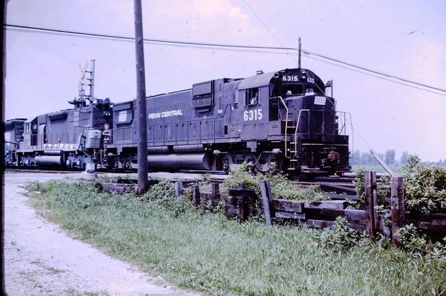 Penn Central Pc Alco Century C630 C-630 #6315 Original Kodachrome Slide