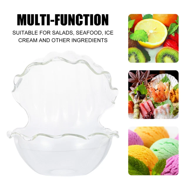 Set 5 Vassoi A Forma Di Nuvola Per Frutta E Snack | Piatti Portata In Plastica Per Alimenti 28x19x3.5 Cm | Decorazione Casa E Matrimonio