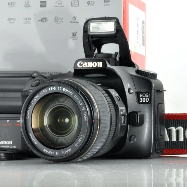 CANON EOS 30D + EF-S 17-85MM F4-5.6 IS USM + caja original #T244A
