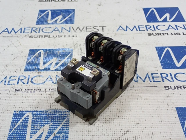 Square D 8903L030 Ser C 3 Pole 20 Amp 250V Lighting Contactor 277V 9998L55 Coil