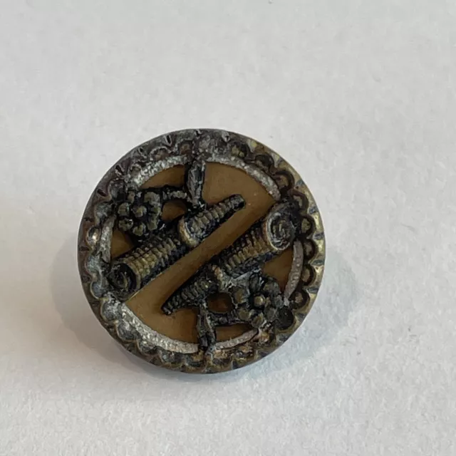 Beautiful Victorian Button 9/16” Flowers