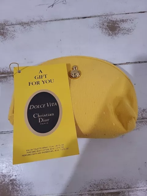 Christian Dior Small Floral Paper Gift Bag Ribbon Dior Shreds & Receipt  Holder