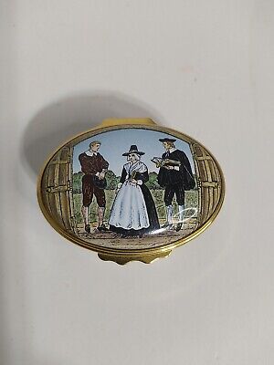 Halcyon Days Enamels Pennsylvania Quakers, Limited Edition #163 of 200