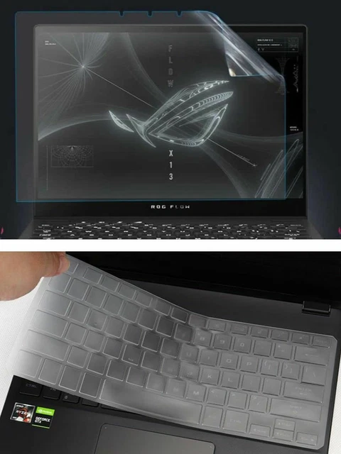 WHOLE SCREEN+KEYBOARD COVER For Asus ROG Flow X13 GV301 Ultra Slim 2-in ...