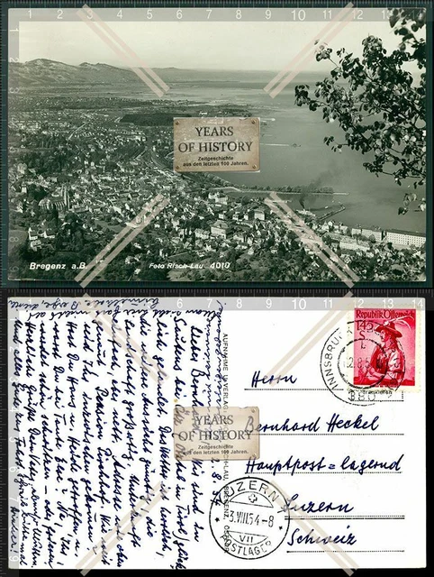 Orig. Foto AK Bregenz Bodensee Vorarlberg Österreich