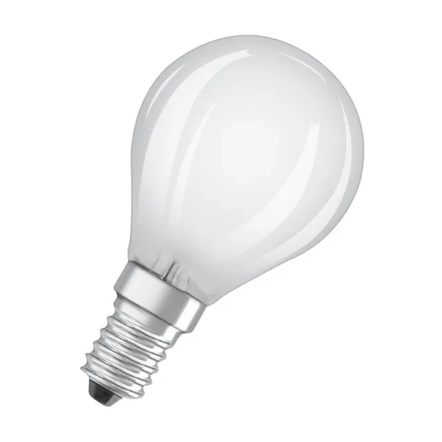 Bellalux LED Filament Leuchtmittel Tropfen 4W = 40W E14 matt 827 warmweiß 2700K