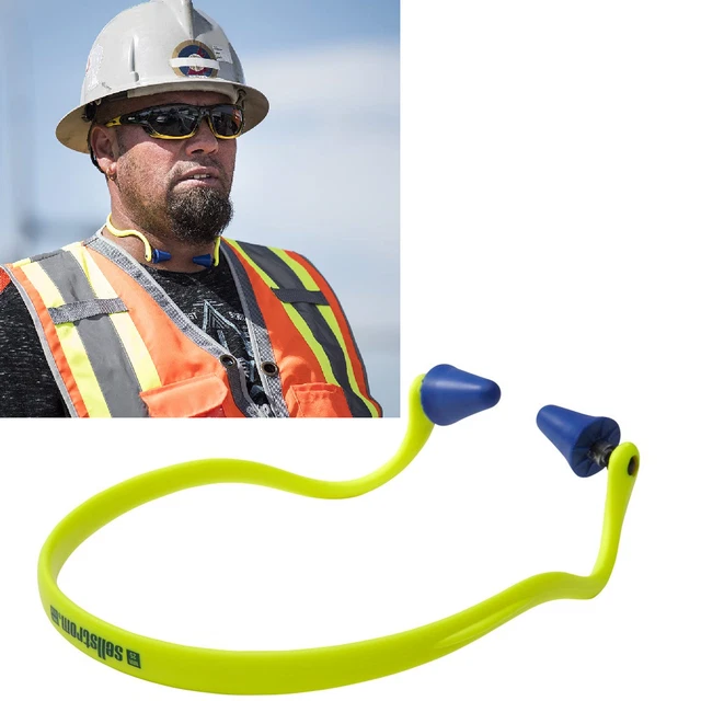 Hearing Protection Reusable Banded Ear Plugs Work Shooting Firing Range Noise