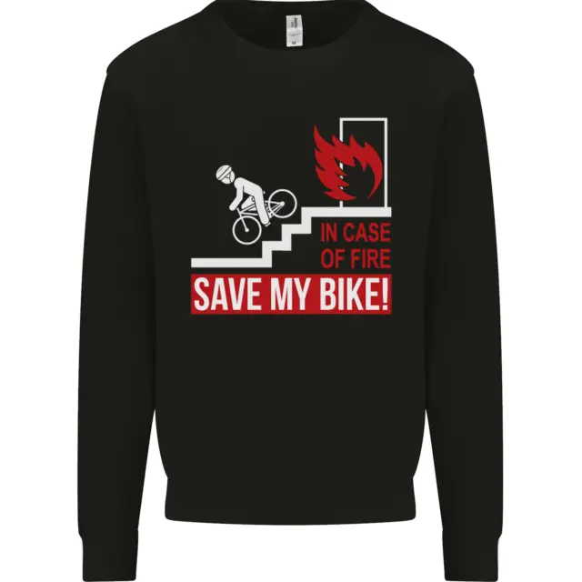 Emergency Save My Bike Motorcycle Biker Mens Sweatshirt Jumper