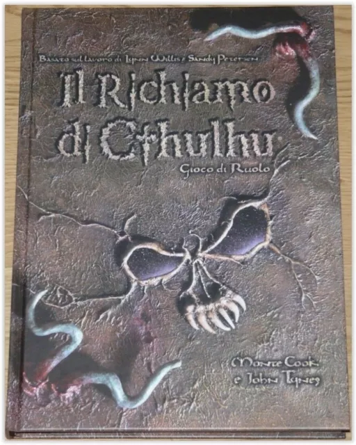 IL RICHIAMO DI CTHULHU manuale base  twenty five edition gdr cartonato