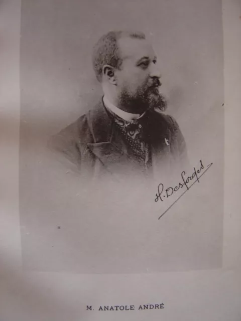 Portrait Phototypie de Anatole André Né à Mesnac