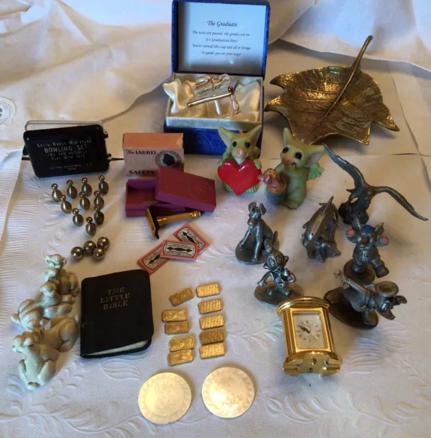 Mixed Collectibles Pewter,Brass,glass Hudson,shackman & More
