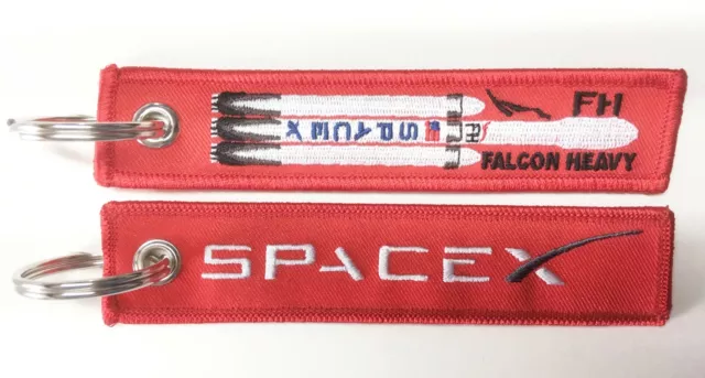 Keyring SPACEX Falcon Heavy Rocket Space