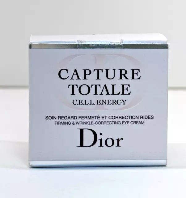 CHRISTIAN DIOR Capture Totale cell Energy firming eye cream 0.5 oz NEW