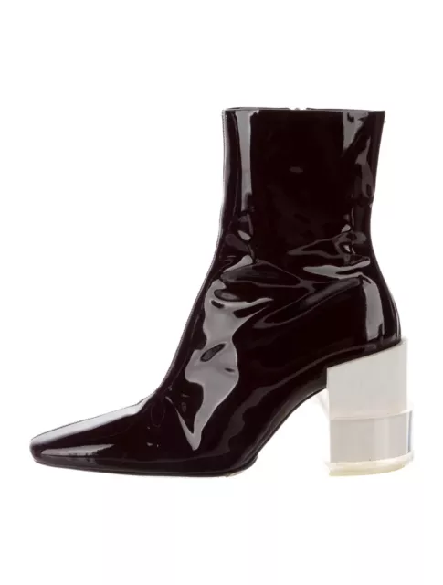 Maison Martin Margiela Patent Leather Ankle Boots Size 39