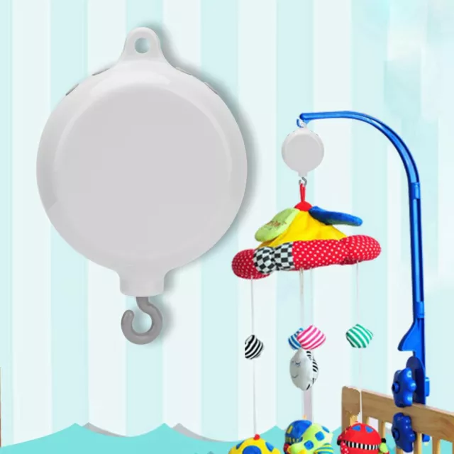 Baby Crib Bed Bell Toy with Rotating Musical Mobile Rotary Music Box Plays