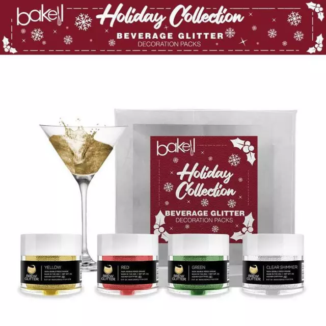 Christmas Collection Brew Glitter Combo Pack B (4 PC SET)