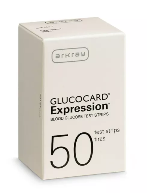 ARKRAY Glucocard Expresión Glucosa en la Sangre 200 Tiras Reactivas 2