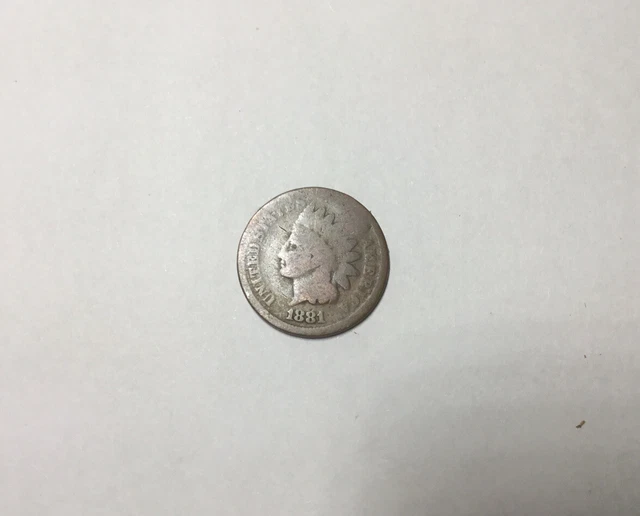 1881  Indian Head Cent Penny      Free Shipping