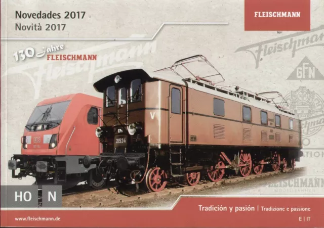 catalogo FLEISCHMANN 2017 Novità Novedades HO N 130 Jahre Fleischmann  SP IT  cc