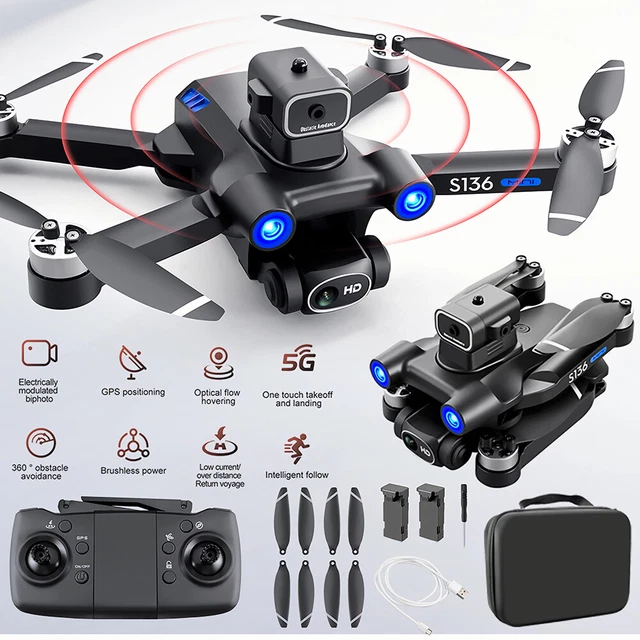 5G 4K GPS Drone Pro with HD Brushless Dual Camera Drones WiFi FPV