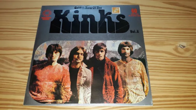 LP 33T KINKS " Golden hour of the kinks Vol 2 " GH 558 UK 1973 EX/VG+