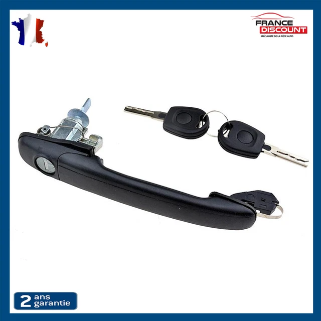 Poignée De Porte Avec Clés Pour VW Caddy II (95-04) - Droite Avant - Neuf