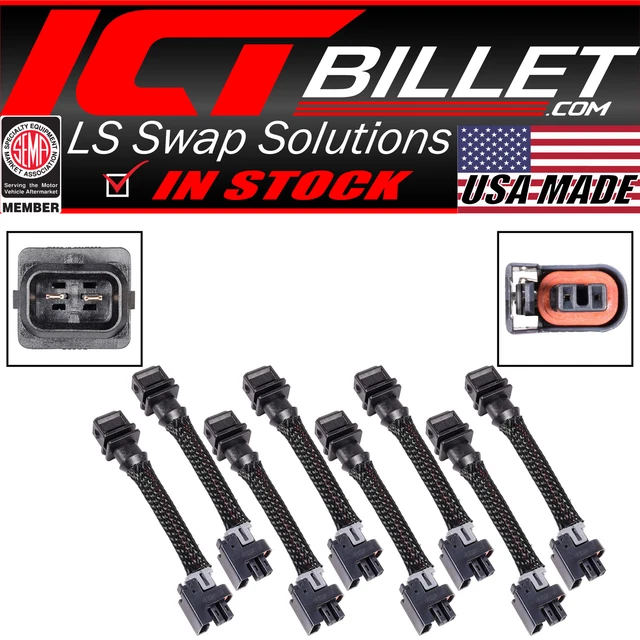 WIRE HARNESS ADAPTER Compatible with Jetronic EV1 to Mini Delphi Multec