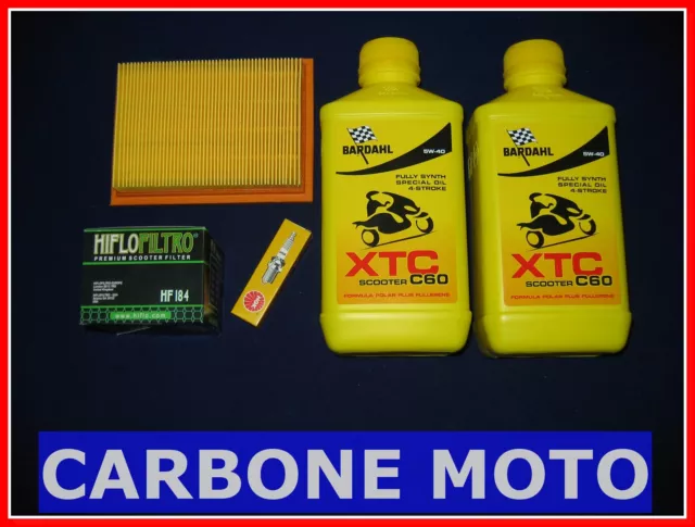 KIT TAGLIANDO APRILIA ATLANTIC 500 dal 2001 al 2004 OLIO BARDAHL FILTRI CANDELA