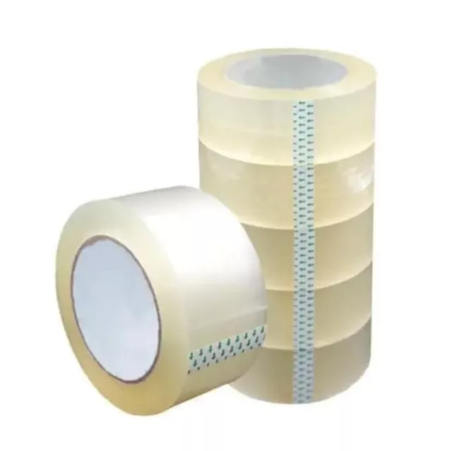 36 Rolls Shipping Packaging Box Packing Sealing Tape 2 mil 2" x 55 Yard 165FT