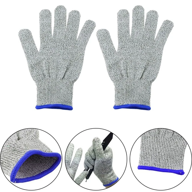 Protezione avanzata per taglio e affettatura in cucina con guanti resistenti all