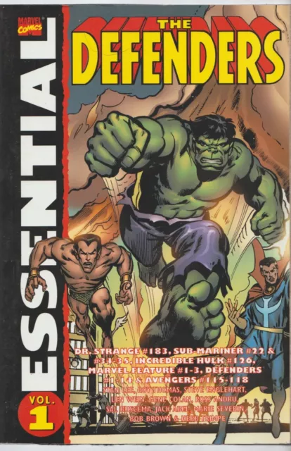 Essential Defenders Vol 1 (Marvel 2005 1st print) TPB reprints Defenders & More!