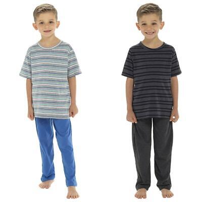 Boys Cotton Pyjamas Kids Pyjama Set Childrens PJs Age 5-13 Years