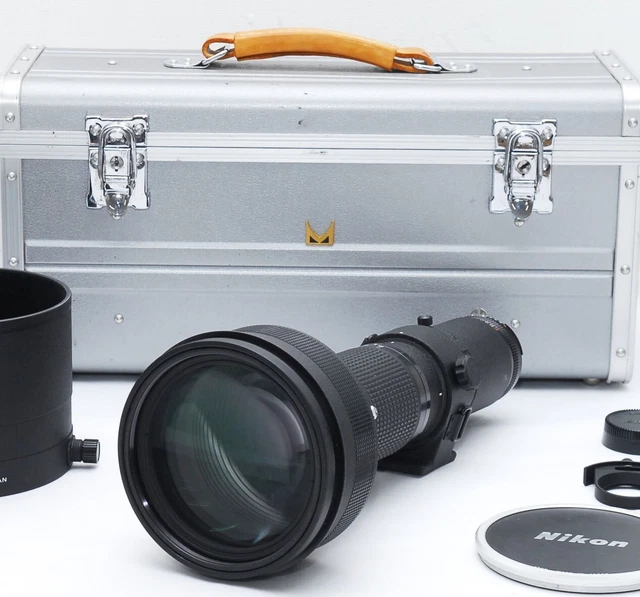 [COMO NUEVO en maletero] Teleobjetivo Nikon Ai-s Nikkor 600 mm f/5,6 ED de JAPÓN