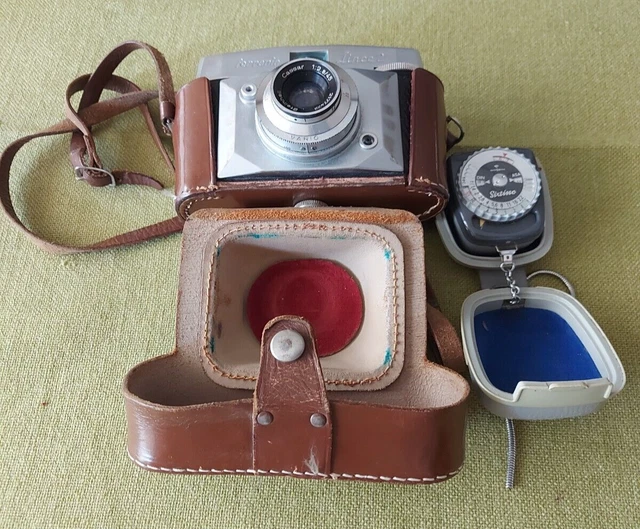 Appareil Photo Argentique Ferrania TANIT - Occasion, Objectif Avec Usure De Peinture