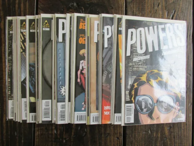 ICON 2004 POWERS Lot of 22 Comic Book Issues #2-23 of Series 3 4 5 6 7 8 9 10 11
