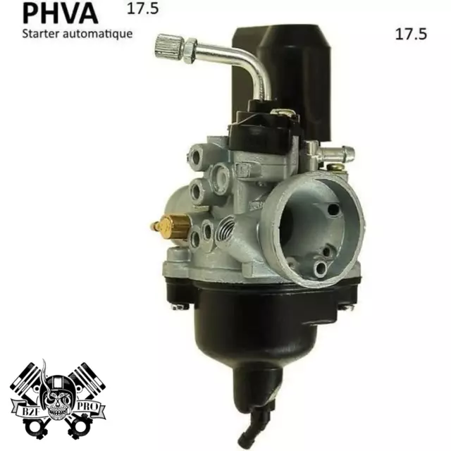 Carburateur 17.5 PHVA Neuf pour Scooter 50cc 2T Vespa, Yamaha, Peugeot, Gilera