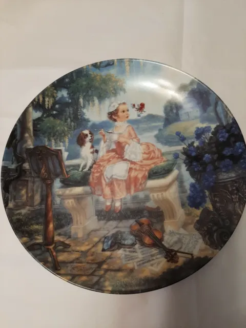 Mother Goose LITTLE MISS MUFFET 1992 Knowles Collector Plate #3425A S. Gustafson