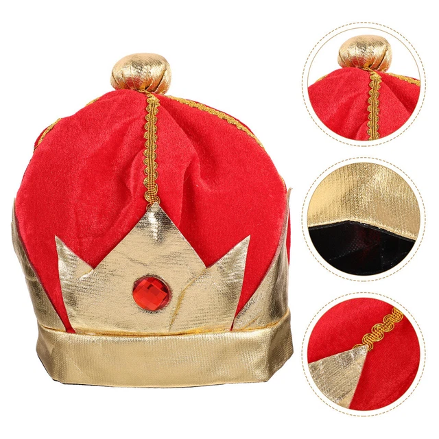 Performance Hat Festival Headress King Cap Decoration Kids Party Party