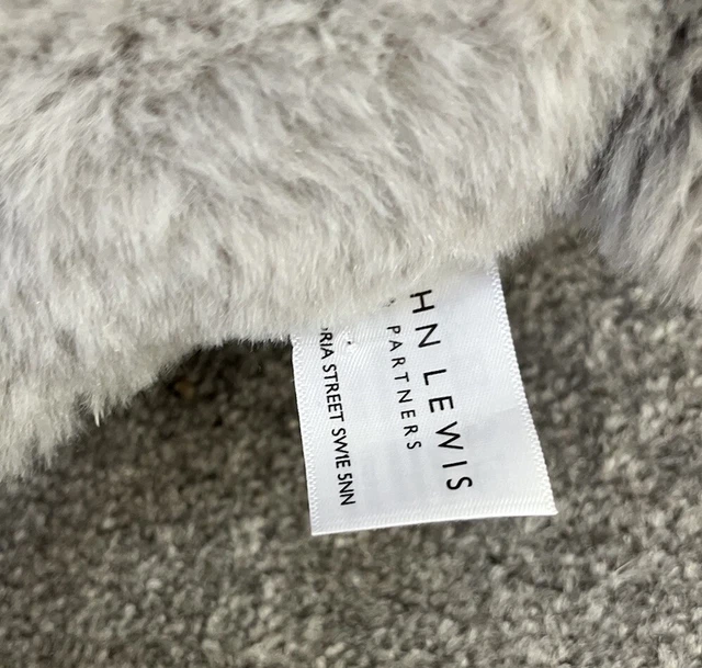 JOHN LEWIS GREY Elephant super soft toy plush cuddly £10.00 PicClick UK