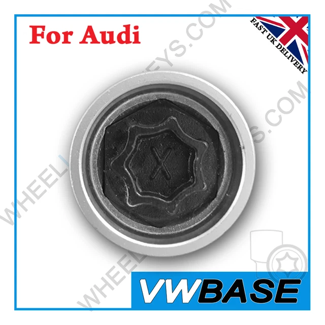 FOR AUDI SECURITY Master Locking Wheel Nut Key 820 / X 17mm Socket A6 A3 A4 A5 £19.99 PicClick UK