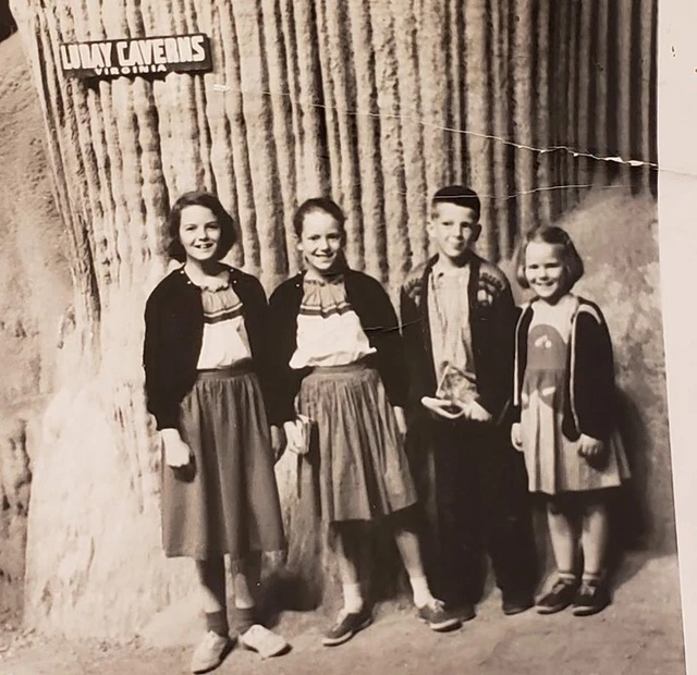 Photograph luray caverns Virginia c1940s? Kodak Velox paper A12