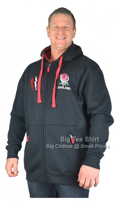 Big Mens Rugby Hoodie England Ireland Scotland Wales All Blacks 2XL to 8XL