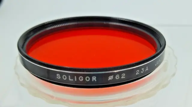 Soligor 62mm Orange 23A Lens Filter w/ Case 0526-4