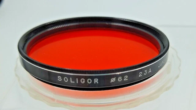Soligor 62mm Orange 23A Lens Filter w/ Case 0526-4