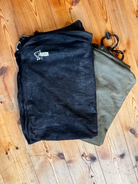 2x Nash Carp Sack Karpfensack Carpsack Hältersack Karpfen Sack