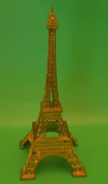 Creative Metal Paris Eiffel Tower Figure Iconic French Elegance Home Decor Gold