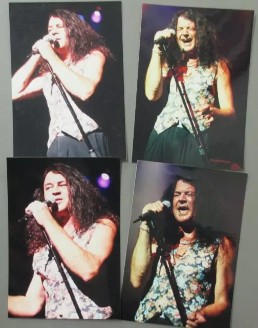 Deep Purple photos color concert 3 1/2" X5" Pro Shot FOUR photos Ian Gillan !